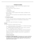 Formation of company
