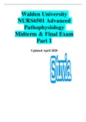NURS 6501 Advanced Pathophysiology Midterm & Final Exam Part 1 26 of the 100 Questions on the Multiple Choice Test *with Answers