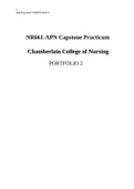 NR661-APN Capstone Practicum PORTFOLIO 2