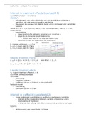 Samenvatting  Advanced Statistics (MAT20306)