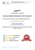 ServiceNow CAD Practice Test, CAD Exam Dumps 2021.12 Update