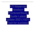 Newborn Proctored Study Guide Latest update 2021(100% Tool for success)