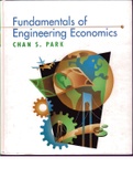 Class notes Mathematics For Science (CENG5301)  Fundamentals of Engineering Economic Analysis, ISBN: 9781118881064