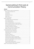Complete samenvatting Inleiding Communicatiewetenschap (ICW) tentamen 1   tentamen 2