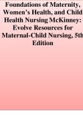 Maternal Child Nursing, 5th Edition test bank by mckinney updated 2021