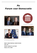 Verslag Forum van Democratie