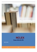 NCLEX Exam NCLEX-PN with  ALL the Answers Latest 2021