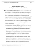 Western Governors University C841 Legal Issues in Information Security Task 2
