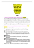 NR566 Final Exam Study Guide ALL ANSWERS 100% CORRECT FALL- 2021 SOLUTION GUARANTEED GRADE A+