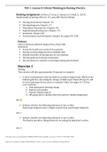 NUR 321&sol;NUR 321 VCE &num; 1 Lesson 3- Critical Thinking in Nursing Practice&sol;Utica College