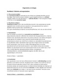 Volledige samenvatting Organisatie en strategie inclusief hoorcollege aantekeningen
