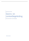 Samenvatting  Gezins- En Contextbegeleiding