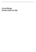 A-Level Biology Revision Guide For AQA