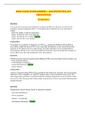 AGNP BOARD EXAM ANSWERS &ndash; GASTROENTEROLOGY PRESCRIPTION