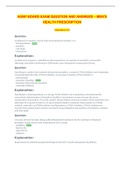 AGNP BOARD EXAM QUESTION AND ANSWERS &ndash; MEN&rsquo;S HEALTH PRESCRIPTION