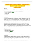 AGNP BOARD EXAM QUESTIONS AND ANSWERS &ndash; DERMATOLOY ASSESSMENT