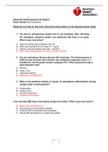 ACLS Exam Version A  Questions with Correct Answers