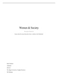 Research portfolio for elective Women & Society