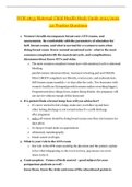 Maternal Child Health Study Guide 2021/2022 - 50 Practice Questions | NUR 2633 Maternal Child Health Study Guide - UPDATED