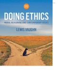 Doing Ethics: Moral Reasoning, Theory, and Contemporary Issues