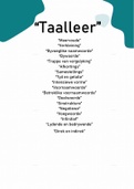 Afrikaans Taalleer Notes