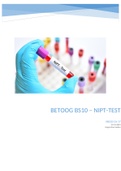 Uitwerking Casusopdracht Beroepssituatie 10 BS10 Betoog NIPT test (VBS10-CA-17) 