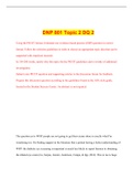 DNP 801 Topic 2 DQ 2