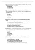 NUR 241S - Med Surg Final Exam Review Questions & Answers. 