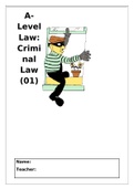 UK Criminal Law - Burglary Study Guide