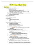 PS 371 &ndash; Exam 1 Study Guide&period;