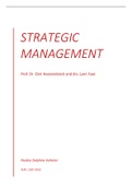 Strategic management summary 2021-2022