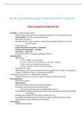 NR565 / NR 565: Advanced Pharmacology Fundamentals Week 5 Chapter 24 (Latest 2022 / 2023) Chamberlain College of Nursing