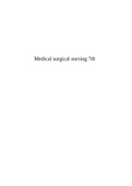 Medical surgical nursing 7th