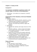 SCIENCE Chapter 6 Energy and Life | COMPLETE Study Guide | Download To Score An A.