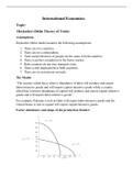 Class notes International Economics Modern Microeconomics&comma; ISBN&colon; 9780333253496