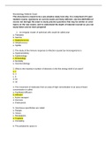BIO 250 Microbiology Midterm Exam-180 Questions and Answers