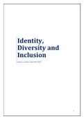 Identity, Diversity and Inclusion - Notes all lectures & Articles
