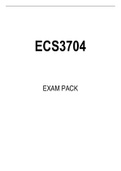 ECS3704 EXAM PACK 2022
