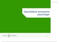 Samenvatting Inleiding Forensische Psychologie (slides+aantekeningen)