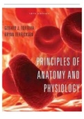 Test Bank Principles of Anatomy and Physiology, 12th Edition, by Bryan Derrickson, Gerald Tortora