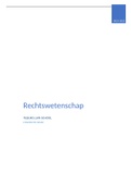 Samenvatting Rechtswetenschap &lpar;hoor- en werkcolleges&rpar;