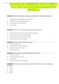 final exam ALL ANSWERS 100&percnt; CORRECT FALL-2021&sol;2022 EDITION GUARANTEED GRADE A&plus;
