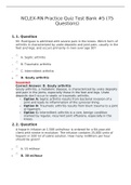 NCLEX-RN Practice Quiz Test Bank &num;5 &lpar;75 Questions&rpar;