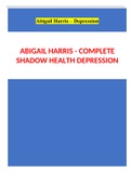 Abigail Harris - Complete Shadow Health Depression (LATEST 2021)