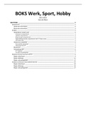 Complete Uitwerking BOKS Anatomie Blok&semi; Werk Sport Hobby