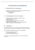 Samenvatting IT Organisation & Management - Kwartaal 1