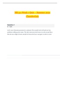NR 511 Week 1 Quiz &ndash; Summer 2021 &vert; NR511 Week 1 Quiz - 96&percnt; Score