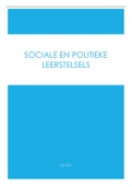 Volledige samenvatting sociale en politieke leerstelsels