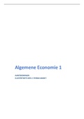 Algemene Economie 1 aantekeningen