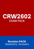 CRW2602 - EXAM PACK (2022)